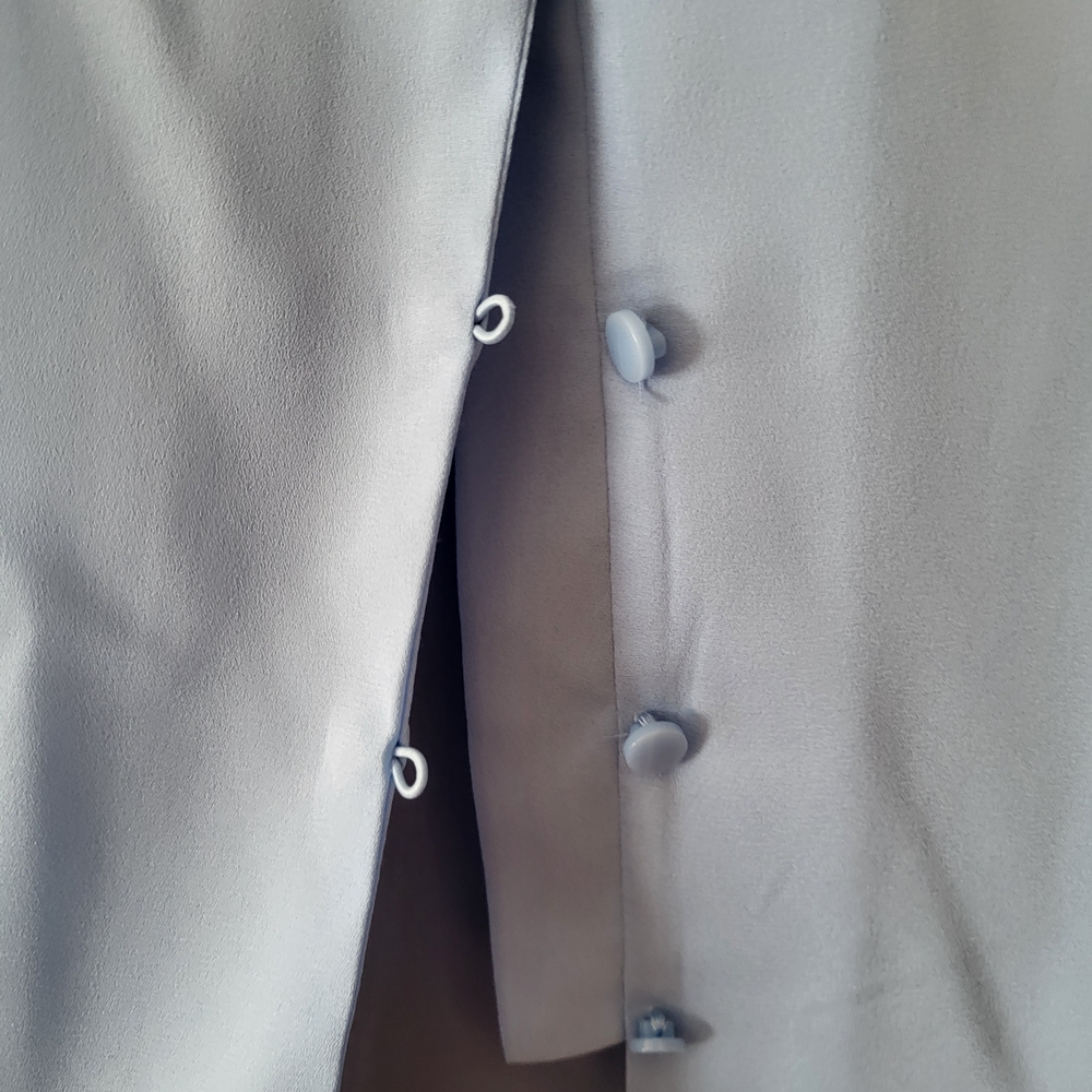 Worthington Light Blue Button-Up Blouse - Picture 3 of 6